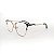 ARMAÇÃO DE GRAU TRITON EYEWEAR GATINHO METAL DOURADO - Imagem 1