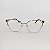 ARMAÇÃO DE GRAU TRITON EYEWEAR GATINHO METAL DOURADO - Imagem 2