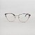ARMAÇÃO DE GRAU TRITON EYEWEAR GATINHO METAL DOURADO - Imagem 2