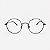 ARMAÇÃO DE GRAU TRITON EYEWEAR REDONDO METAL PRETO - Imagem 2