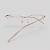 ARMAÇÃO DE GRAU TRITON EYEWEAR GATINHO METAL DOURADO COM ROSA - Imagem 3