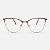 ARMAÇÃO DE GRAU TRITON EYEWEAR GATINHO METAL DOURADO COM ROSA - Imagem 2
