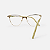 ARMAÇÃO DE GRAU TRITON EYEWEAR GATINHO METAL DOURADO COM VERDE - Imagem 3