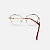 ARMAÇÃO DE GRAU TRITON EYEWEAR HEXAGONAL METAL DOURADO COM MARROM - Imagem 3