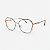 ARMAÇÃO DE GRAU TRITON EYEWEAR HEXAGONAL METAL DOURADO COM CINZA - Imagem 1
