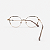 ARMAÇÃO DE GRAU TRITON EYEWEAR HEXAGONAL METAL DOURADO COM CINZA - Imagem 3