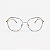 ARMAÇÃO DE GRAU TRITON EYEWEAR HEXAGONAL METAL DOURADO COM CINZA - Imagem 2