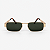 ÓCULOS DE SOL TRITON EYEWEAR RETANGULAR METAL DOURADO - Imagem 2