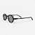 ÓCULOS DE SOL TRITON EYEWEAR OVAL ACETATO CINZA - Imagem 1