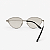ÓCULOS DE SOL TRITON EYEWEAR GATINHO METAL PRATA - Imagem 3