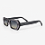 ÓCULOS DE SOL TRITON EYEWEAR RETANGULAR ACETATO CINZA - Imagem 1