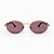 ÓCULOS DE SOL TRITON EYEWEAR OVAL METAL DOURADO - Imagem 2