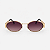 ÓCULOS DE SOL TRITON EYEWEAR OVAL METAL DOURADO - Imagem 2