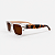 ÓCULOS DE SOL TRITON EYEWEAR QUADRADO ACETATO BRANCO TRANSPARENTE - Imagem 1