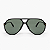 ÓCULOS DE SOL TRITON EYEWEAR AVIADOR ACETATO PRETO - Imagem 2