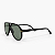 ÓCULOS DE SOL TRITON EYEWEAR AVIADOR ACETATO PRETO - Imagem 1
