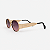 ÓCULOS DE SOL TRITON EYEWEAR OVAL METAL DOURADO - Imagem 1