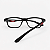 ARMAÇÃO DE GRAU CLIP-ON TRITON EYEWEAR RETANGULAR ACETATO PRETO - Imagem 4