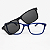 ARMAÇÃO DE GRAU CLIP-ON TRITON EYEWEAR RETANGULAR ACETATO AZUL - Imagem 2