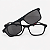 ARMAÇÃO DE GRAU CLIP-ON TRITON EYEWEAR RETANGULAR ACETATO PRETO - Imagem 2