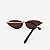 ÓCULOS DE SOL TRITON EYEWEAR RETRÔ METAL DOURADO COM ACETATO PRETO - Imagem 3