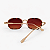 ÓCULOS DE SOL TRITON EYEWEAR QUADRADO METAL DOURADO - Imagem 3