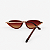 ÓCULOS DE SOL TRITON EYEWEAR RETRÔ METAL DOURADO COM ACETATO MARROM - Imagem 3