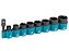 Conjunto de Soquetes de Impacto 3/8" Makita B-54651 - Imagem 1