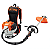 Roçadeira Costal STIHL FR 410 – Profissional 2T 2,0 HP com Lâmina 3 Pontas - Imagem 1