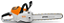 Motosserra STIHL MSA 220 a Bateria  – Linha Profissional - Imagem 1