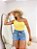 Short jeans feminino - Imagem 1