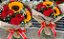 Ramalhete de Rosas e Girassol - Imagem 2