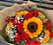 Ramalhete de Rosas e Girassol - Imagem 1