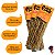 Cabelo Fibra Orgânica Beauty Dread Locs 70cm - Cor 613 - Imagem 4