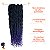 Cabelo Fibra Sintética Goddess Faux Locs 60cm Colors - Cor T1B/Purple - Imagem 4