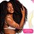 Cabelo de Fibra Sintética Afro Twist 45cm - Cor 1B - Imagem 2