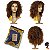 Peruca Wig de Fibra Orgânica Maya 33cm - Cor T4/30 - Imagem 9