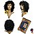 Peruca Wig de Fibra Sintética Regina 30cm - Cor 1B - Imagem 4