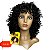 Peruca Wig de Fibra Sintética Regina 30cm - Cor 1B - Imagem 1
