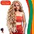 Cabelo de Fibra Orgânica Closure Ta Babado 65 75cm - Cor MT1B/30 - Imagem 2