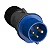 Plug 316EP9 3P1T 16A 200 250V IP44 Azul Abb - Imagem 2
