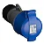 Plug 316EP9 3P1T 16A 200 250V IP44 Azul Abb - Imagem 1