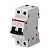 Minidisjuntor Bipolar Curva C 50a 5ka 220/ 3ka 400v Sh202t-c50 Abb - Imagem 2