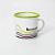 Caneca Aço Esmaltada 7 cores 300ml - Hawapi - Imagem 3