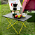 Mesa Camping Dobravél 40,5x 56 cm Ultraleve Preto e Verde Limão - Hawapi - Imagem 6