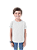 Camiseta Infantil Branca Algodão Penteado Fio 30.1 – Premium - Imagem 2