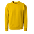 Moletom Blusão Amarelo Canário em Moletom 3 Cabos Peluciado Adulto - Imagem 1