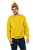Moletom Blusão Amarelo Canário em Moletom 3 Cabos Peluciado Adulto - Imagem 2