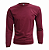 Camiseta Adulto M.Longa Bordô em Algodão Penteado Fio 30.1 – Premium - Imagem 1