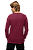 Camiseta Adulto M.Longa Bordô em Algodão Penteado Fio 30.1 – Premium - Imagem 3